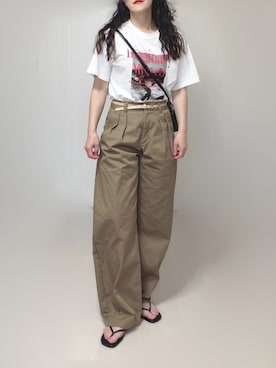 「menue（メヌエ）のアイテム」を使った、Ⓜ︎さん（レディース・152cm）の夏コーディネート