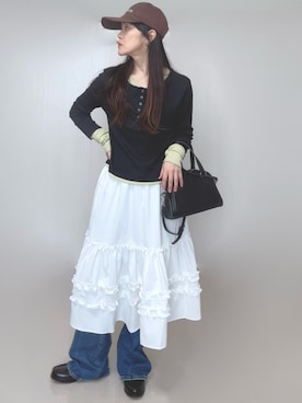 Ⓜ︎さん（レディース・152cm）の春コーディネート