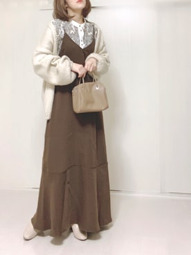 Ⓜ︎さん（レディース・152cm）の秋コーディネート