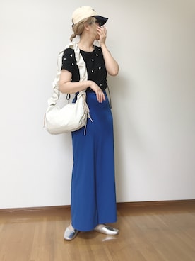 「COLDE （コルデ）のアイテム」を使った、Ⓜ︎さん（レディース・152cm）の夏コーディネート