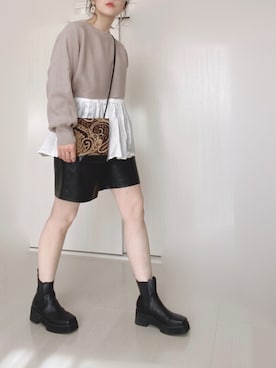 Ⓜ︎さん（レディース・152cm）の冬コーディネート