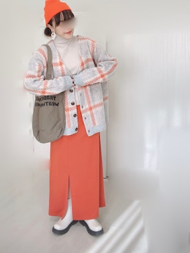「Alite cloth（アリーテクロス）のアイテム」を使った、Ⓜ︎さん（レディース・152cm）の冬コーディネート