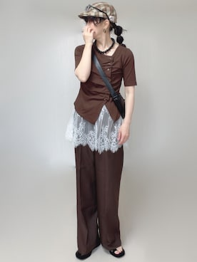 Ⓜ︎さん(レディース・152cm)の春コーディネート