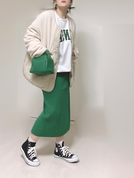 「URBAN RESEARCH」｜Ⓜ︎さん（レディース・152cm）の冬コーディネート