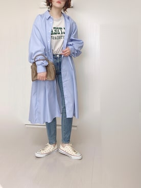 「zozoデニム」｜Ⓜ︎さん（レディース・152cm）の春コーディネート