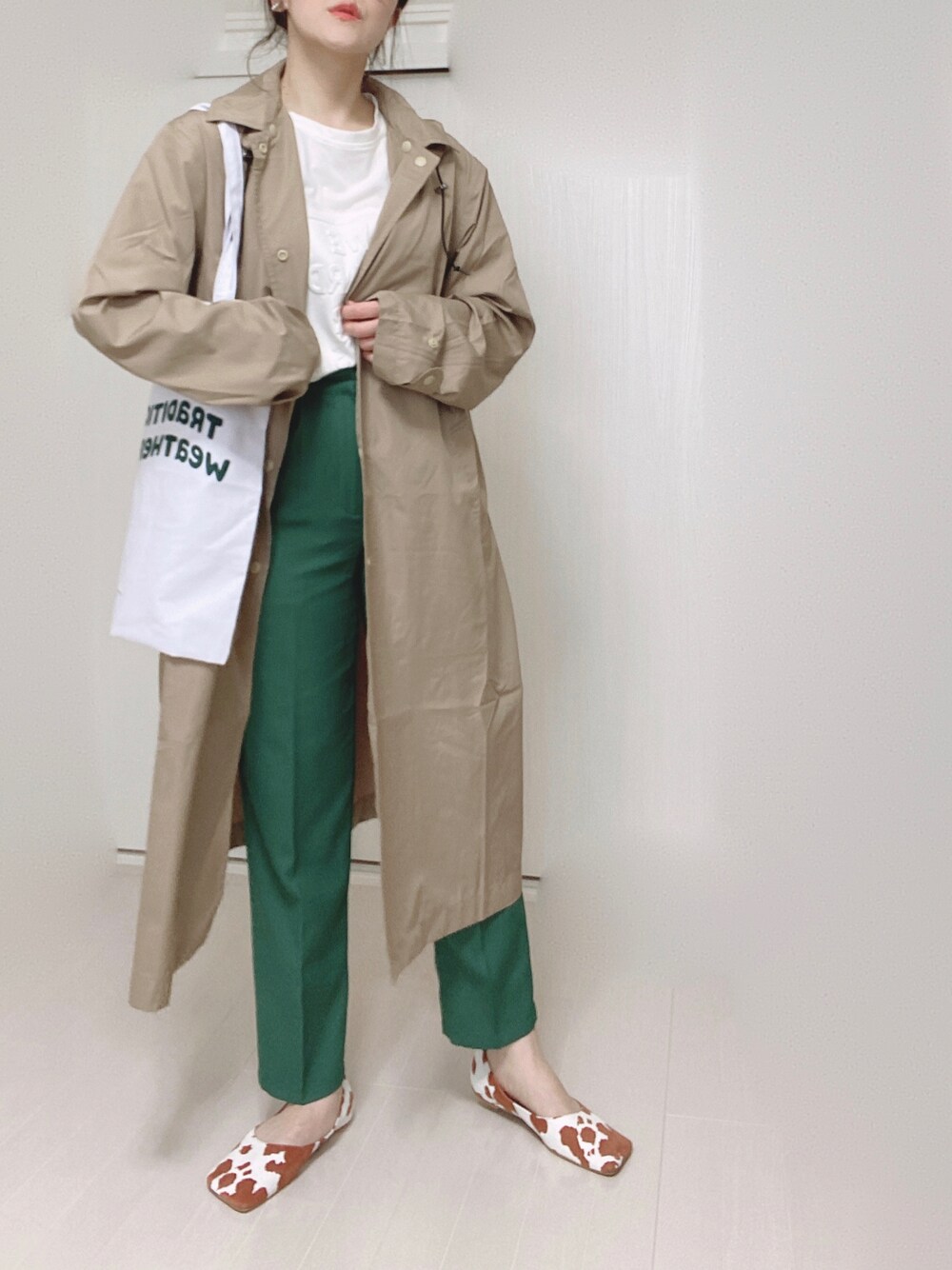 Ⓜ︎|Traditional Weatherwearのレインコート/ポンチョを使った