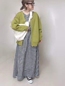 「URBAN RESEARCH Sonny Label（アーバンリサーチサニーレーベル）のアイテム（ワンピース/ドレス）」を使った、Ⓜ︎さん（レディース・152cm）の冬コーディネート