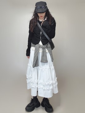 「GU（ジーユー）のアイテム」を使った、Ⓜ︎さん（レディース・152cm）の春コーディネート