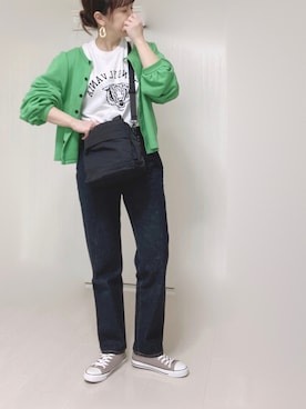 「zozoデニム」｜Ⓜ︎さん（レディース・152cm）の春コーディネート