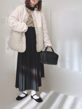「RODE SKO」｜「アイテム（その他アウター）」を使った、Ⓜ︎さん（レディース・152cm）の冬コーディネート