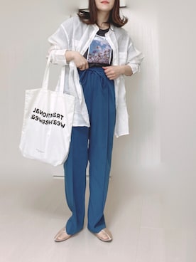「notch.」｜「アイテム（パンプス）」を使った、Ⓜ︎さん（レディース・152cm）の春コーディネート