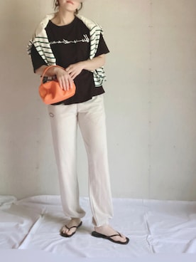 「H.Warren（エイチウォーレン）のアイテム」を使った、Ⓜ︎さん（レディース・152cm）の夏コーディネート