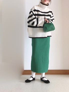 Ⓜ︎さん（レディース・152cm）の冬コーディネート