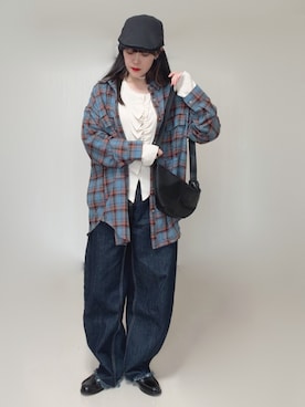 「tiptop」｜Ⓜ︎さん（レディース・152cm）の秋コーディネート