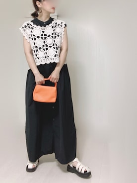 「H.Warren（エイチウォーレン）のアイテム」を使った、Ⓜ︎さん（レディース・152cm）の夏コーディネート