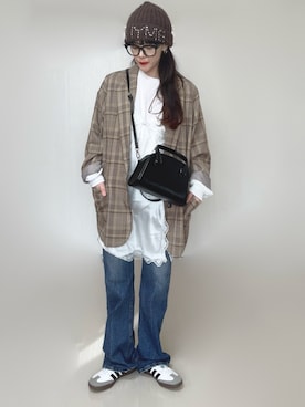 Ⓜ︎さん（レディース・152cm）の春コーディネート