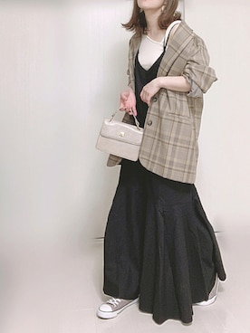 「sakishimatokyo」｜「アイテム（ジャケット/アウター）」を使った、Ⓜ︎さん（レディース・152cm）の秋コーディネート