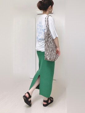 「AS KNOW AS plus」｜Ⓜ︎さん（レディース・152cm）の夏コーディネート