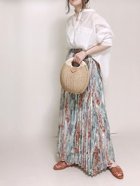 「EMMA（EMMA CLOTHES）（エマ）のアイテム」を使った、Ⓜ︎さん（レディース・152cm）の夏コーディネート