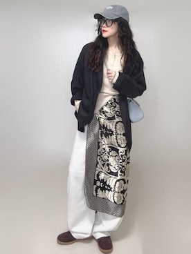 「CIAOPANIC TYPY（チャオパニックティピー）のアイテム（トップス）」を使った、Ⓜ︎さん（レディース・152cm）の春コーディネート