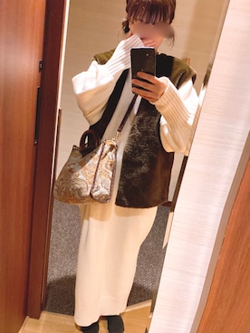 Ⓜ︎さん（レディース・152cm）の冬コーディネート