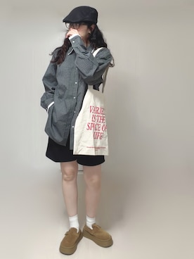 「tiptop（ティップトップ）のアイテム」を使った、Ⓜ︎さん（レディース・152cm）の夏コーディネート