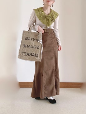 「sango（sango）のアイテム」を使った、Ⓜ︎さん（レディース・152cm）の春コーディネート