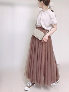 「sakishimatokyo」｜「アイテム（アクセサリー）」を使った、Ⓜ︎さん（レディース・152cm）の夏コーディネート