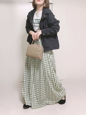 「sakishimatokyo」｜「アイテム（ジャケット/アウター）」を使った、Ⓜ︎さん（レディース・152cm）の秋コーディネート