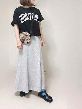 サンダルを使った スウェットスカート の人気ファッションコーディネート Wear