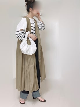 「a:mure（アミュール）のアイテム」を使った、Ⓜ︎さん（レディース・152cm）の夏コーディネート