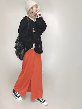 Ⓜ︎さん（レディース・152cm）の秋コーディネート