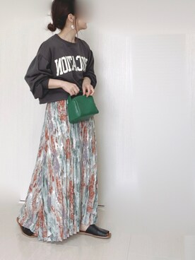 「EMMA（EMMA CLOTHES）（エマ）のアイテム」を使った、Ⓜ︎さん（レディース・152cm）の春コーディネート