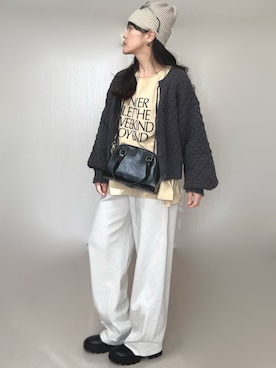 「CIAOPANIC TYPY（チャオパニックティピー）のアイテム」を使った、Ⓜ︎さん（レディース・152cm）の冬コーディネート