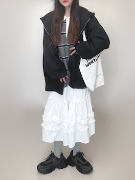 Ⓜ︎さん（レディース・152cm）の春コーディネート