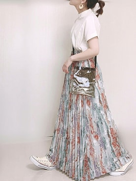 「EMMA（EMMA CLOTHES）（エマ）のアイテム」を使った、Ⓜ︎さん（レディース・152cm）の夏コーディネート