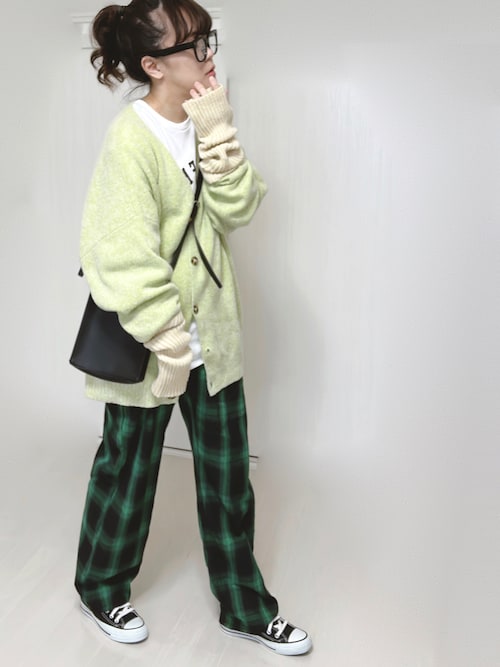 ロク グリーンチェックパンツ 6（ロク）の「＜6(ROKU)＞GLEN CHECK PANTS/パンツ（その他