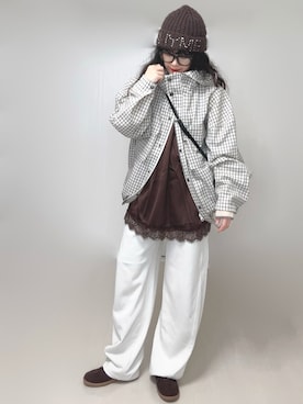 「CIAOPANIC TYPY（チャオパニックティピー）のアイテム（トップス）」を使った、Ⓜ︎さん（レディース・152cm）の春コーディネート