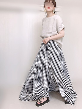 「sakishimatokyo」｜「アイテム（アクセサリー）」を使った、Ⓜ︎さん（レディース・152cm）の夏コーディネート