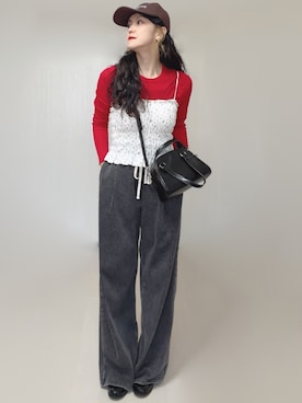 Ⓜ︎さん（レディース・152cm）の春コーディネート