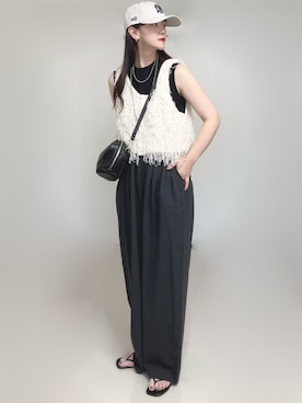 「CEMONEMO（セモネモ）のアイテム」を使った、Ⓜ︎さん（レディース・152cm）の夏コーディネート