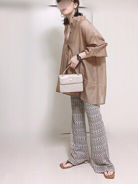 「AmbreNeige」｜「アイテム（腕時計）」を使った、Ⓜ︎さん（レディース・152cm）の夏コーディネート