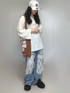 Ⓜ︎さん（骨格ウェーブ・レディース・152cm）の秋コーディネート