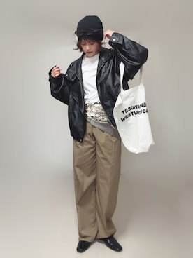 Ⓜ︎さん（レディース・152cm）の秋コーディネート