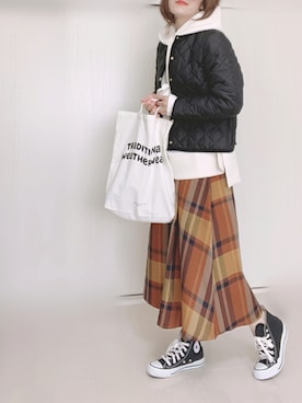 「mysty woman（ミスティウーマン）のアイテム」を使った、Ⓜ︎さん（レディース・152cm）の秋コーディネート