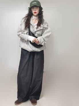 「CIAOPANIC TYPY（チャオパニックティピー）のアイテム（パンツ）」を使った、Ⓜ︎さん（レディース・152cm）の春コーディネート