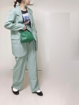 「INASTUDIOS（イーナストゥディオス）のアイテム」を使った、Ⓜ︎さん（レディース・152cm）の春コーディネート