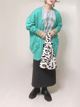 Ⓜ︎さん（レディース・152cm）の冬コーディネート