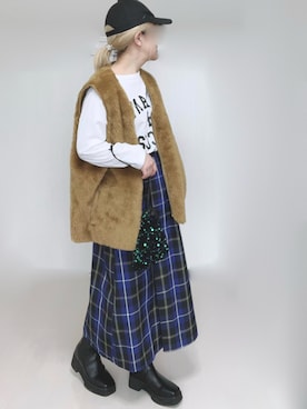 Ⓜ︎さん(レディース・152cm)の冬コーディネート