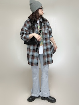 「WC（ダブル シー）のアイテム（パンツ）」を使った、Ⓜ︎さん（レディース・152cm）の夏コーディネート